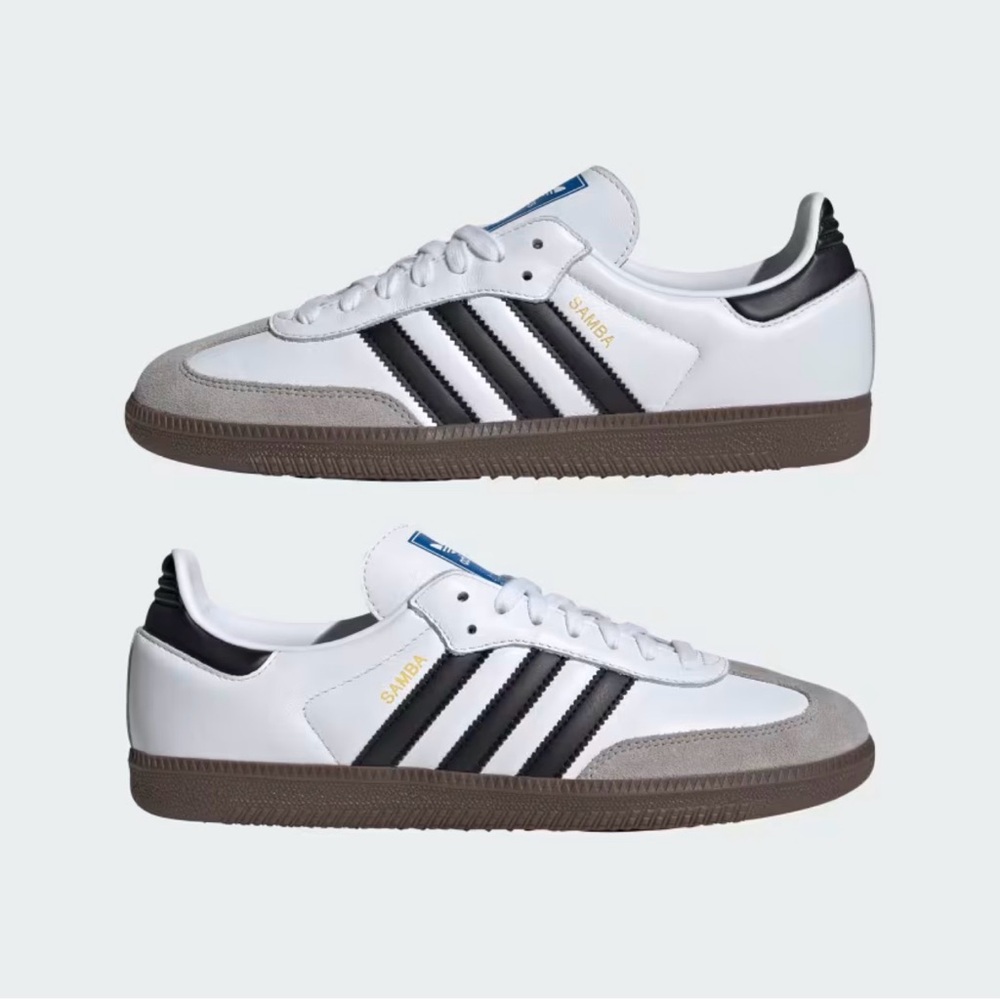 Adidas Samba OG Men’s 7 Black White Gum – Gently Used